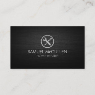 Home Repairs Tools Icon Business Card