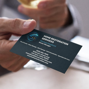 Home Restoration Services Business Card