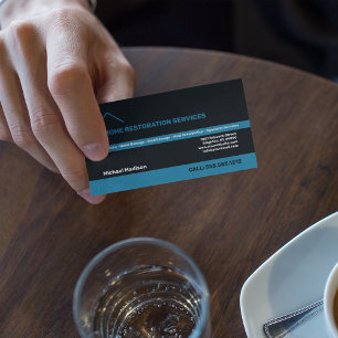 Home Restoration Services Business Card