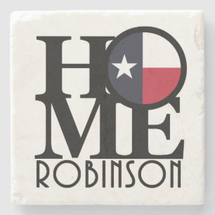 HOME Robinson Texas Stone Coaster