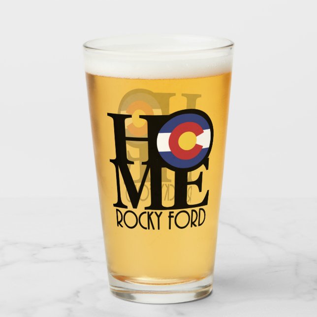 HOME Rocky Ford Colorado Glass (Back Filled)