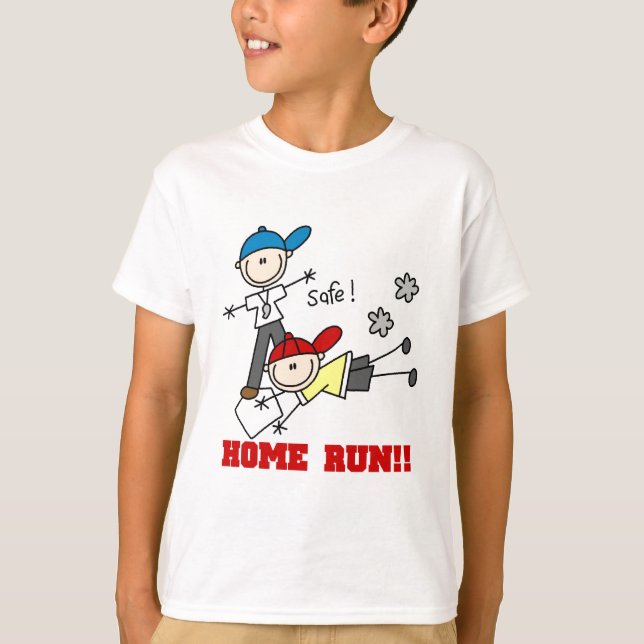 Home Run Boys Baseball Tshirts and Gifts (Front)