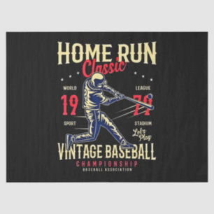 Home Run Classic Vintage Baseball Championship Tissue Paper