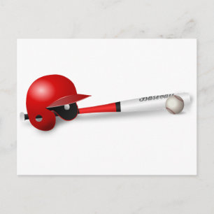 Home Run Game Team Coach Sports Ball Fun Baseball Postcard