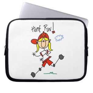 Home Run Girls Softball T-shirts and Gifts Laptop Sleeve