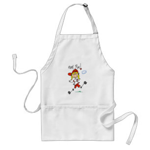 Home Run Girls Softball T-shirts and Gifts Standard Apron