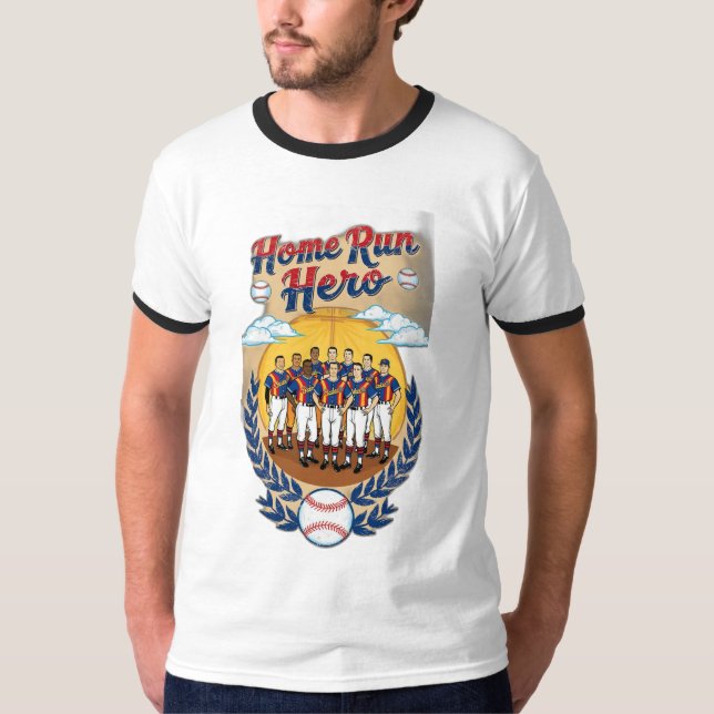 Home Run Hero. T-Shirt (Front)