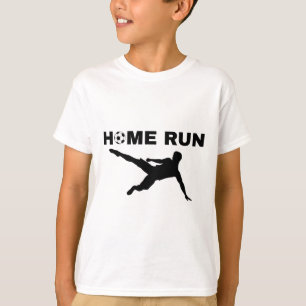 Home Run Soccer Ll Funny Sports Mashup Pun Humour T-Shirt