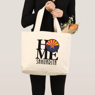 HOME Sahaurita Arizona Large Tote Bag