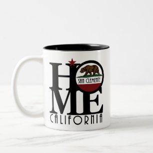 HOME San Clemente California Two-Tone Coffee Mug
