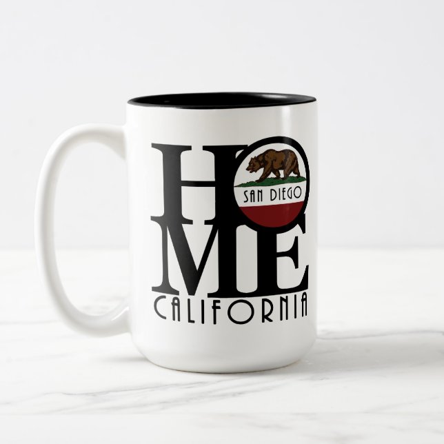 HOME San Diego 15oz Two-Tone Coffee Mug (Left)