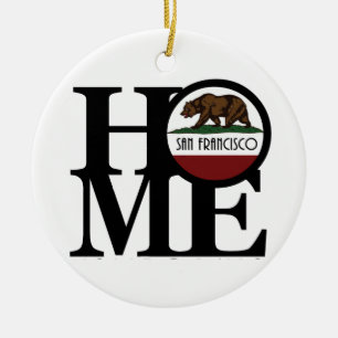 HOME San Francisco CA Ceramic Tree Decoration
