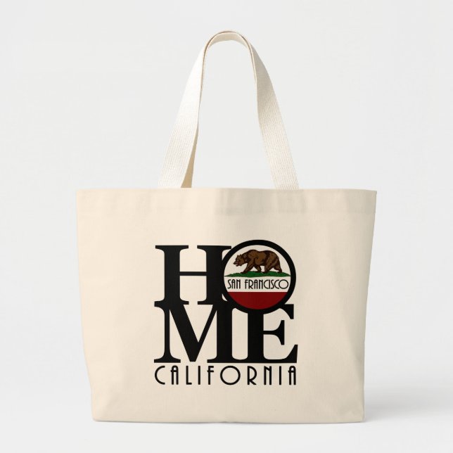 HOME San Francisco Large Tote Bag (Front)