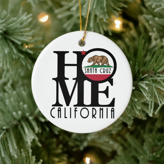HOME Santa Cruz California Ceramic Tree Decoration (Tree)