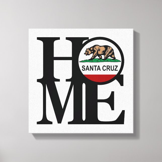 HOME Santa Cruz Canvas Print (Front)