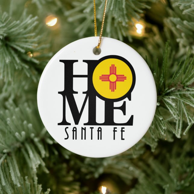 HOME Santa Fe New Mexico Ceramic Tree Decoration (Tree)