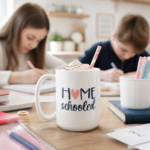 Home Schooled With Heart Homeschool Mug