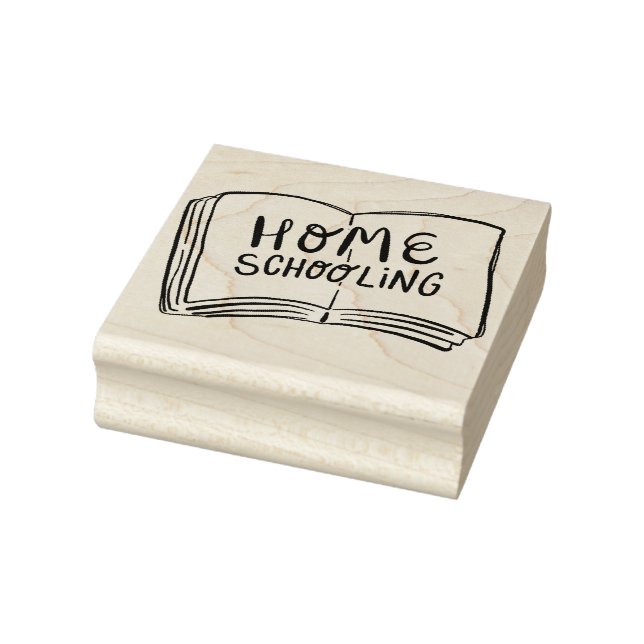 Home Schooling Rubber Stamp (Stamp)