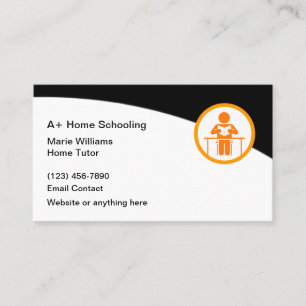Home Schooling Tutor Teacher Business Card