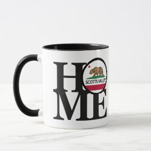 HOME Scotts Valley CA Mug