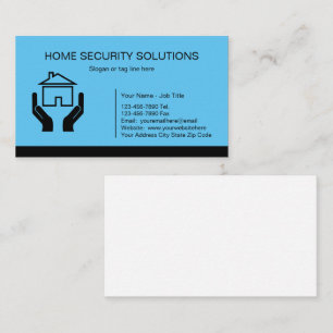 Home Security Business Cards