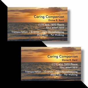Home Senior Companion Business Card