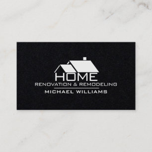 Home services house inspired business card