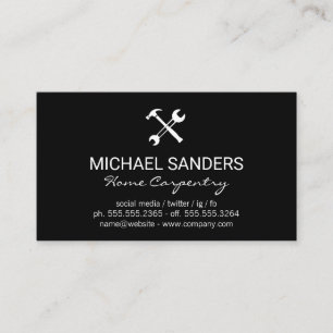 Home Services Repair Hardware Tools Business Card