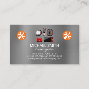 Home Services Repairman Appliances Tech Business Card
