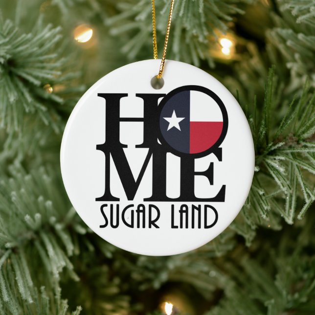 HOME Sgar Land Texas Ceramic Tree Decoration (Tree)