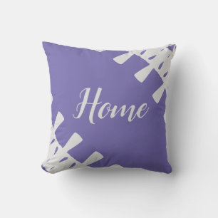 Home Silver and Blue Cushion