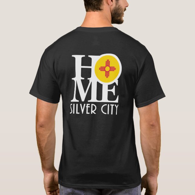 HOME Silver City (back print) T-Shirt (Back)