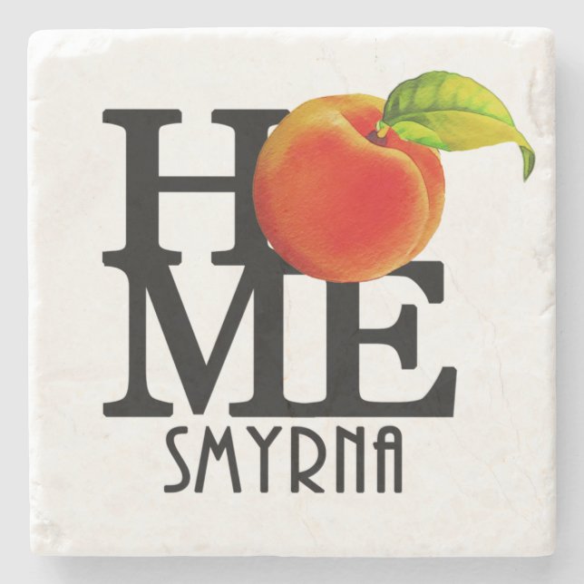 HOME Smyrna Georgia Stone Coaster (Front)