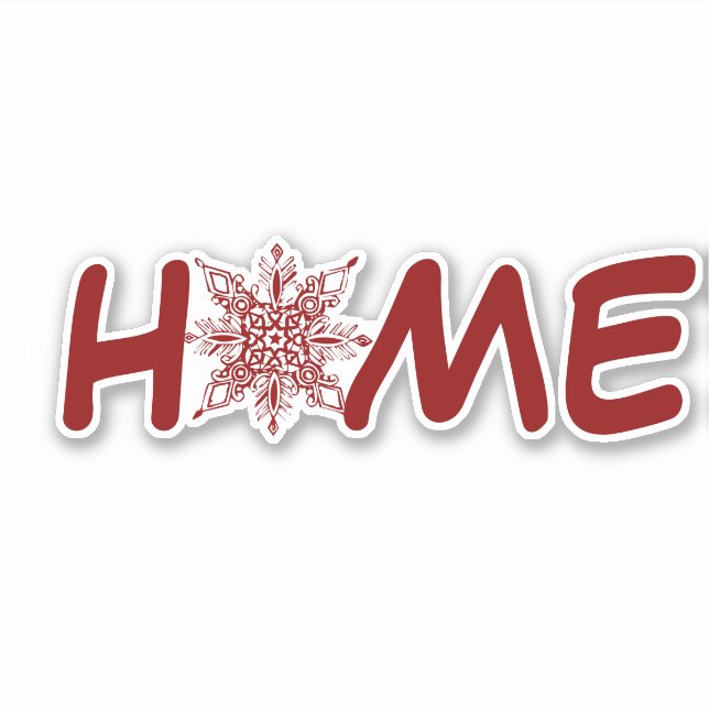 Home snowflake  (Front)