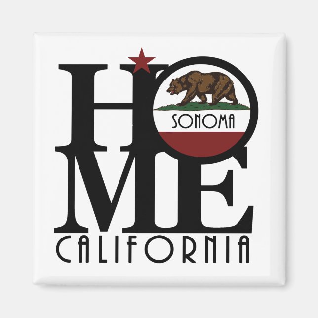 HOME Sonoma California Magnet (Front)