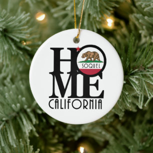 HOME Soquel California Ceramic Tree Decoration