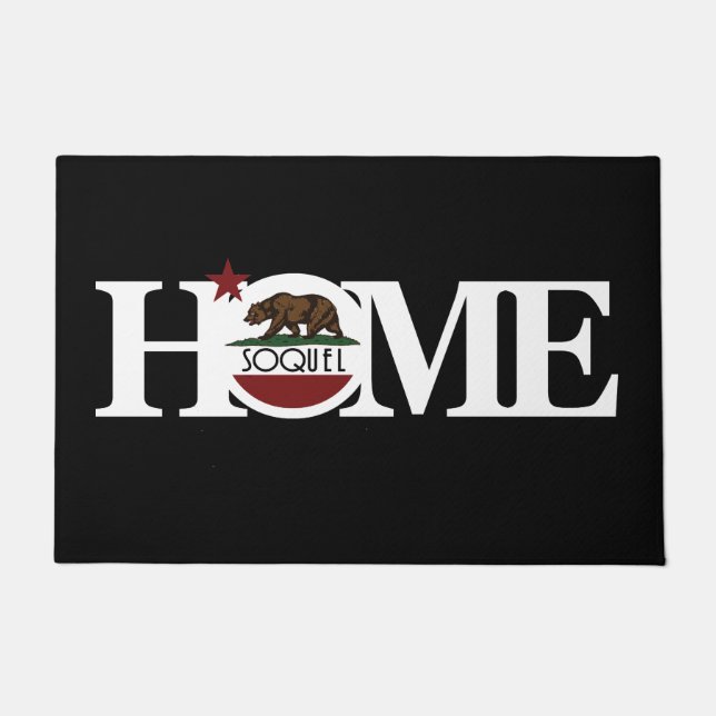 HOME Soquel California  Doormat (Front)