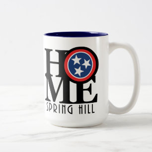 HOME Spring Hill Tennessee 15oz Two-Tone Coffee Mug