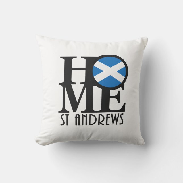 HOME St Andrews Scotland Cushion (Front)
