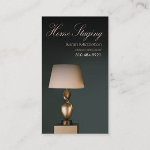 Home Staging, Interior Design Real Estate Agent Business Card