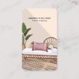 Home Staging Vintage Business Card