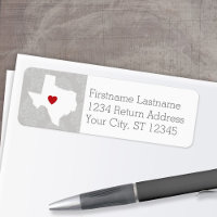 Home State Map Art - Custom Name Texas