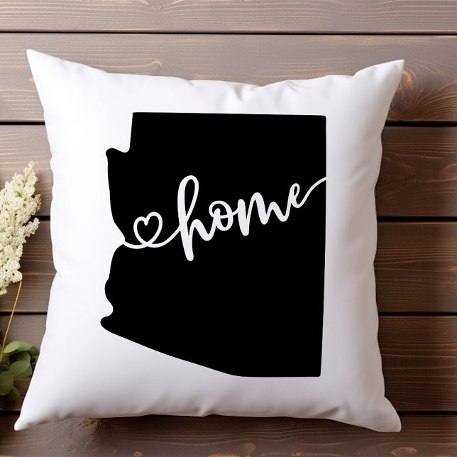 Home State Outline Heart Arizona  Cushion (Creator Uploaded)
