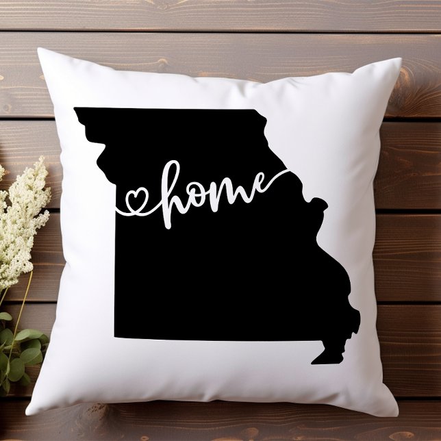 Home State Outline Heart Missouri  Cushion (Creator Uploaded)