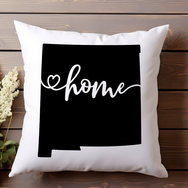 Home State Outline Heart New Mexico Cushion (Creator Uploaded)