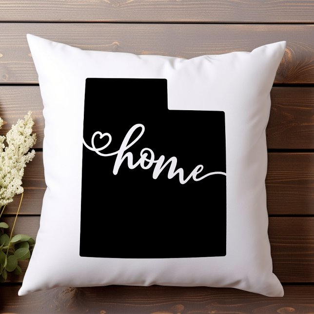 Home State Outline Heart Utah Cushion (Creator Uploaded)