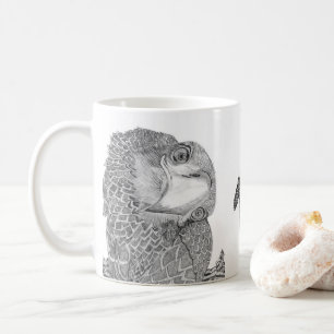 HOME STORY OF OUR FAMILY TREE 3 FACES OF EAGLE E9  COFFEE MUG