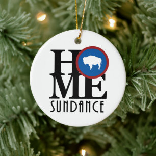 HOME Sundance Wyoming Ceramic Tree Decoration