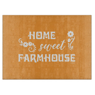 HOME SWEET FARMHOUSE CUTTING BOARD