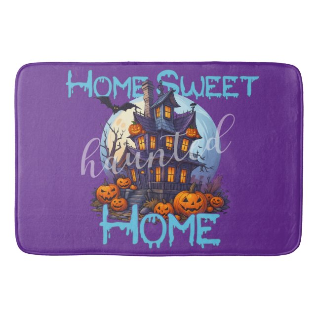 Home Sweet Haunted Home Bath Mat (Front)